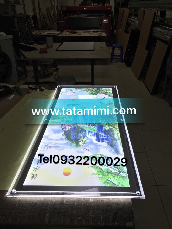 Menu led các kích thước và in ấn logo