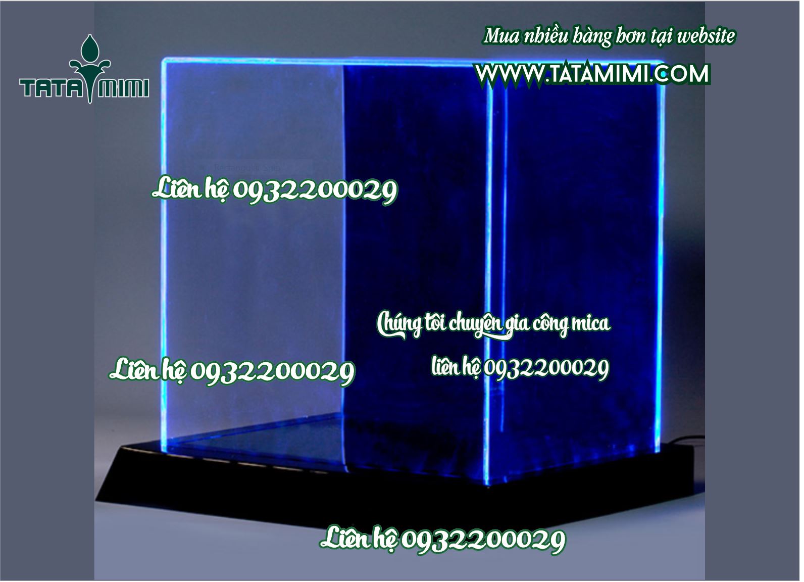 Hộp chụp mica bảo vệ sản phẩm