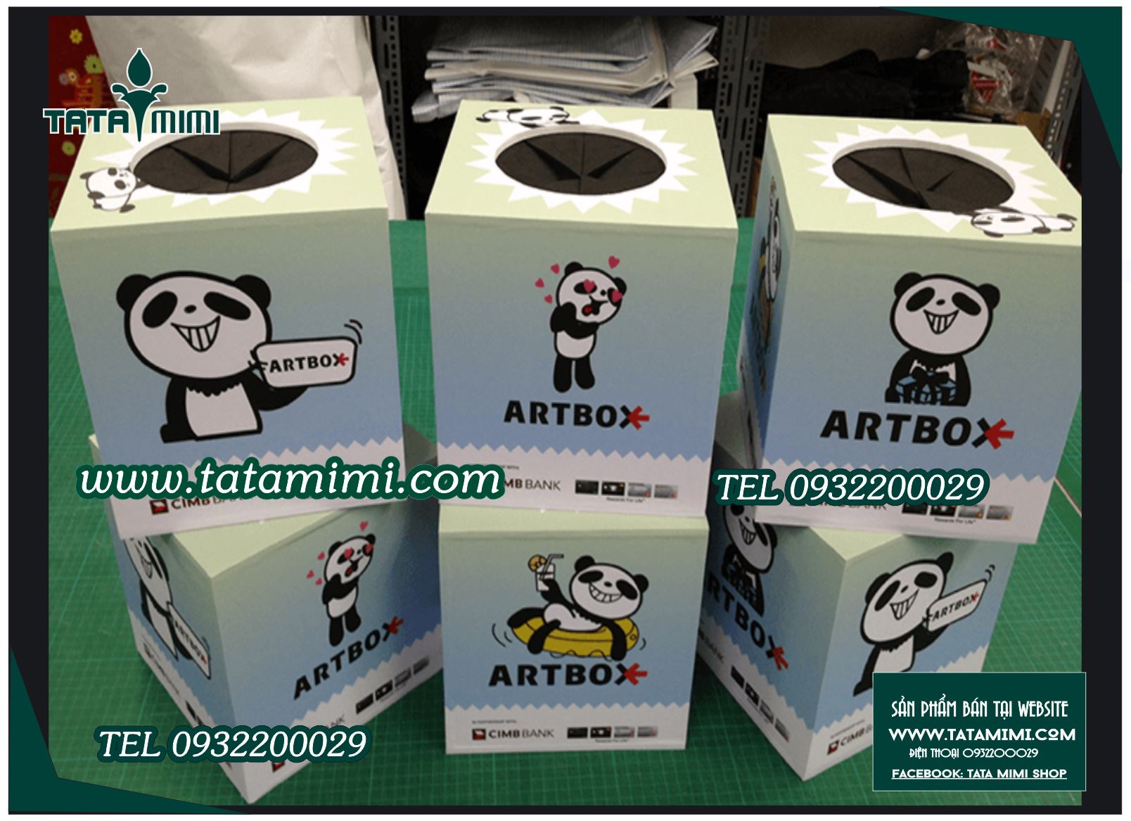Hộp mica bảo vệ sản phẩm có in hình