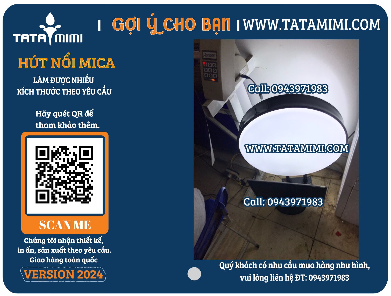 Mẫu hút nổi mica 10cm, 20cm, 30cm, 35cm, 50cm, 1 mét