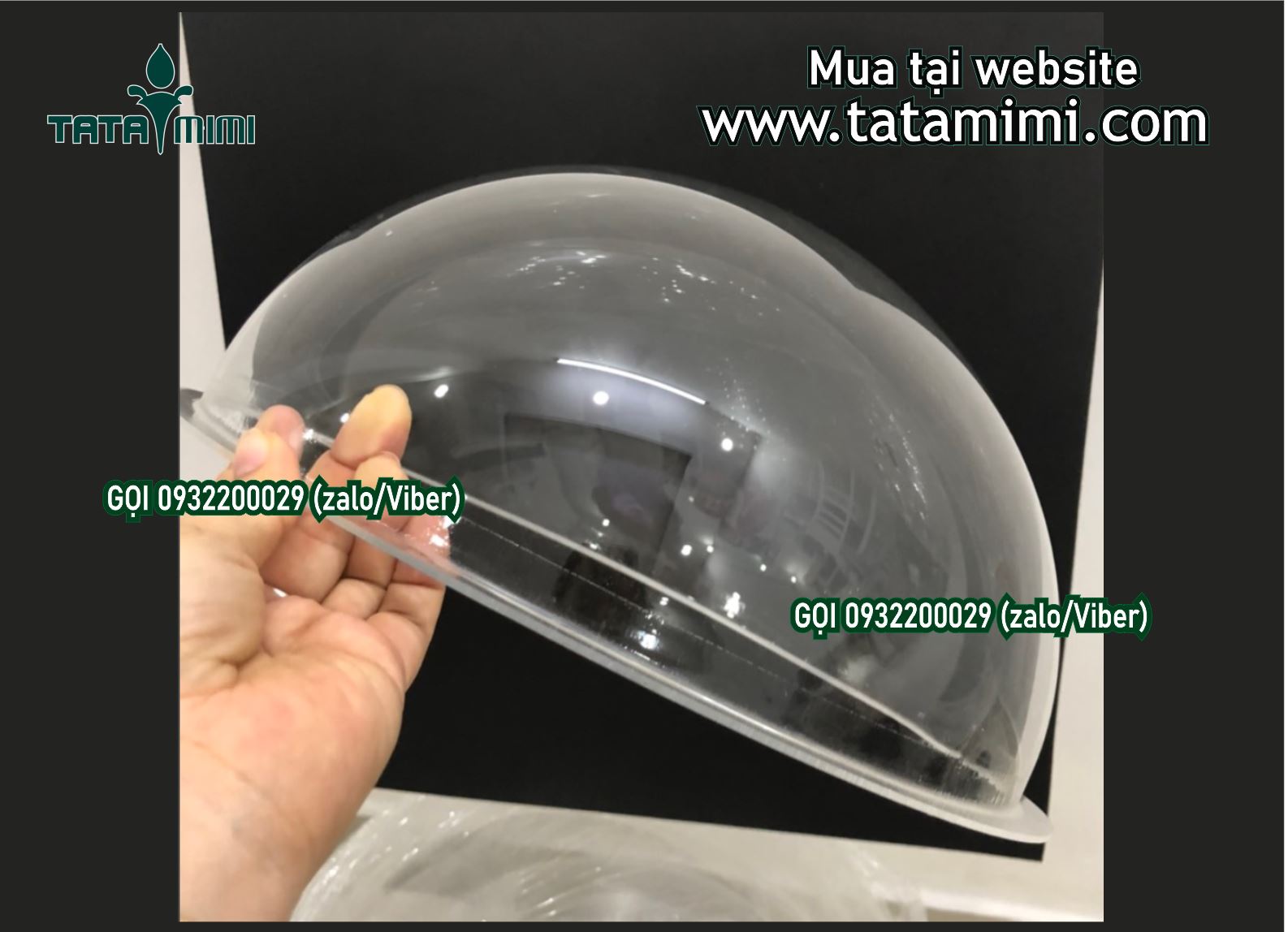 Hút nổi mica thành quả cầu đẹp