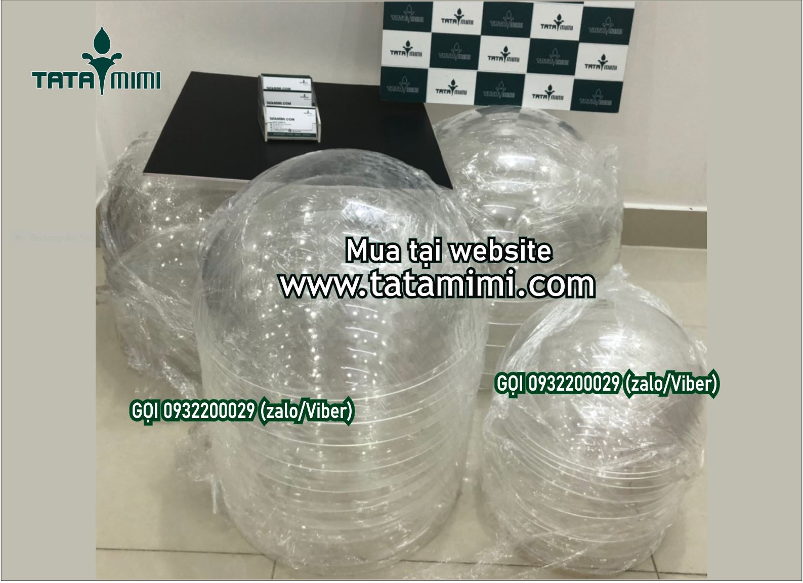 Hút nổi mica thành quả cầu đẹp