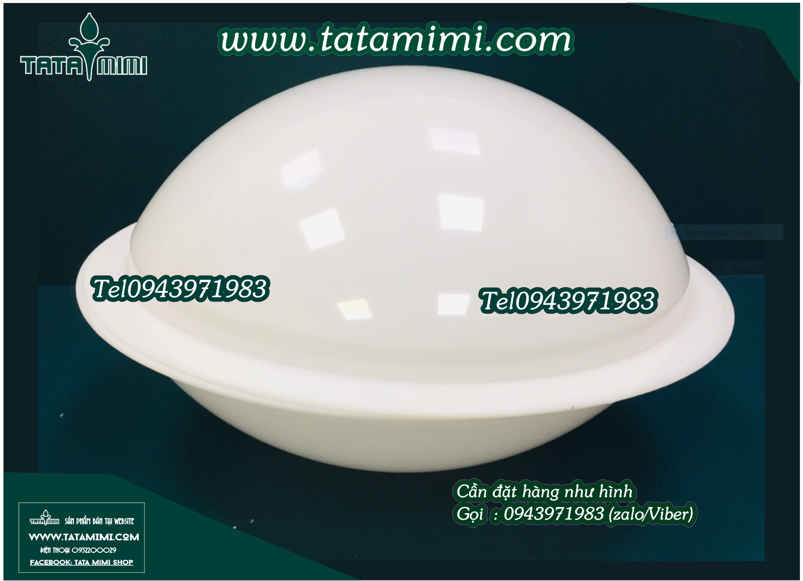 Hút nổi trắng sữa với viền rộng