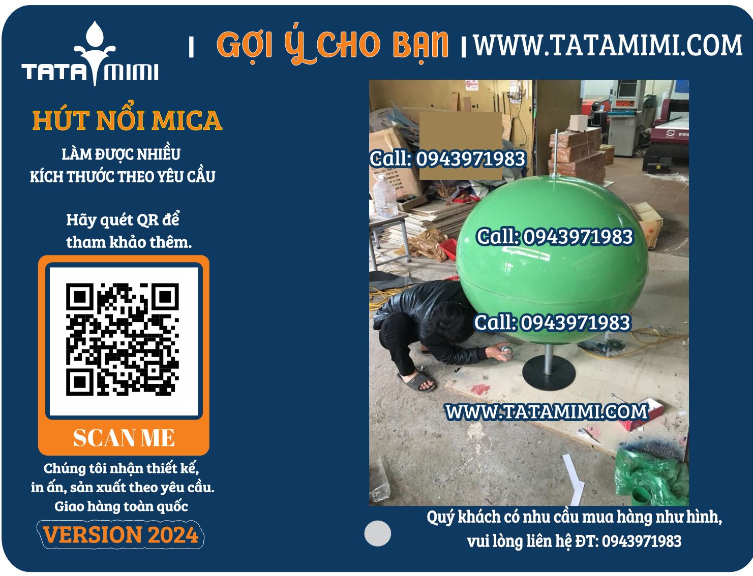Mẫu hút nổi mica 10cm, 20cm, 30cm, 35cm, 50cm, 1 mét