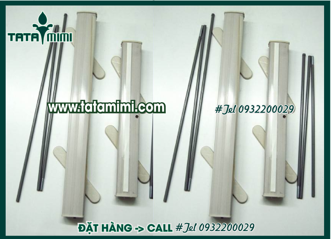 Standee chữ X với nội dung in ấn khác nhau