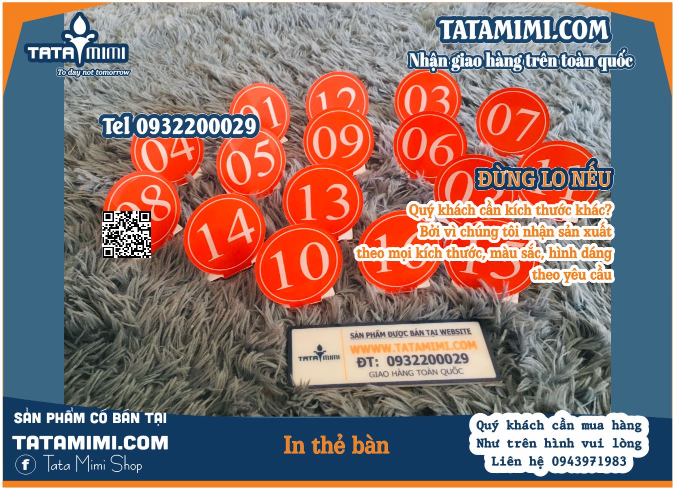 Thẻ Bàn Cà Phê Bằng Mica Xanh Chữ Trắng: Sự Kết Hợp Hoàn Hảo Giữa Thẩm Mỹ và Chức Năng