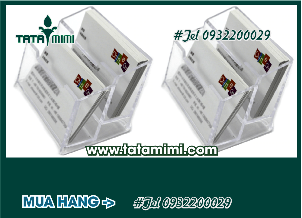 Kệ mica để cardvisit 8 ngăn