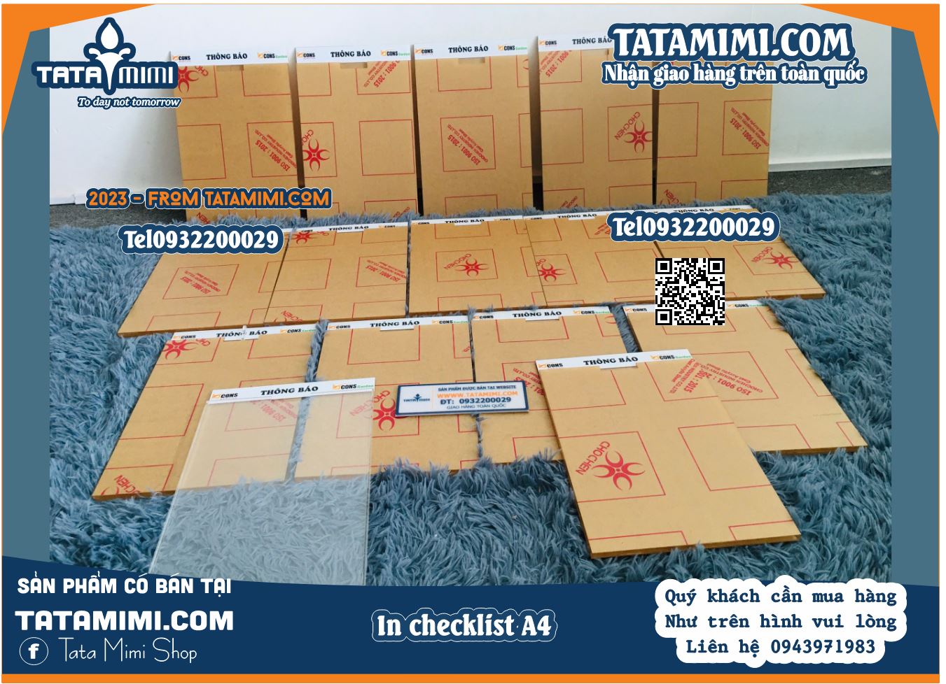 Checklist gắn tường từ mica