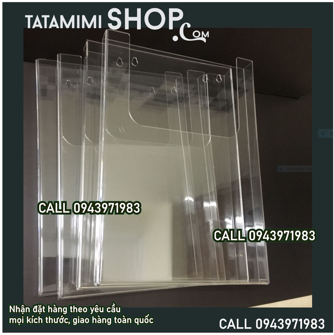 Kệ checklist 15.5cm x 21.5cm x 2cm để bàn