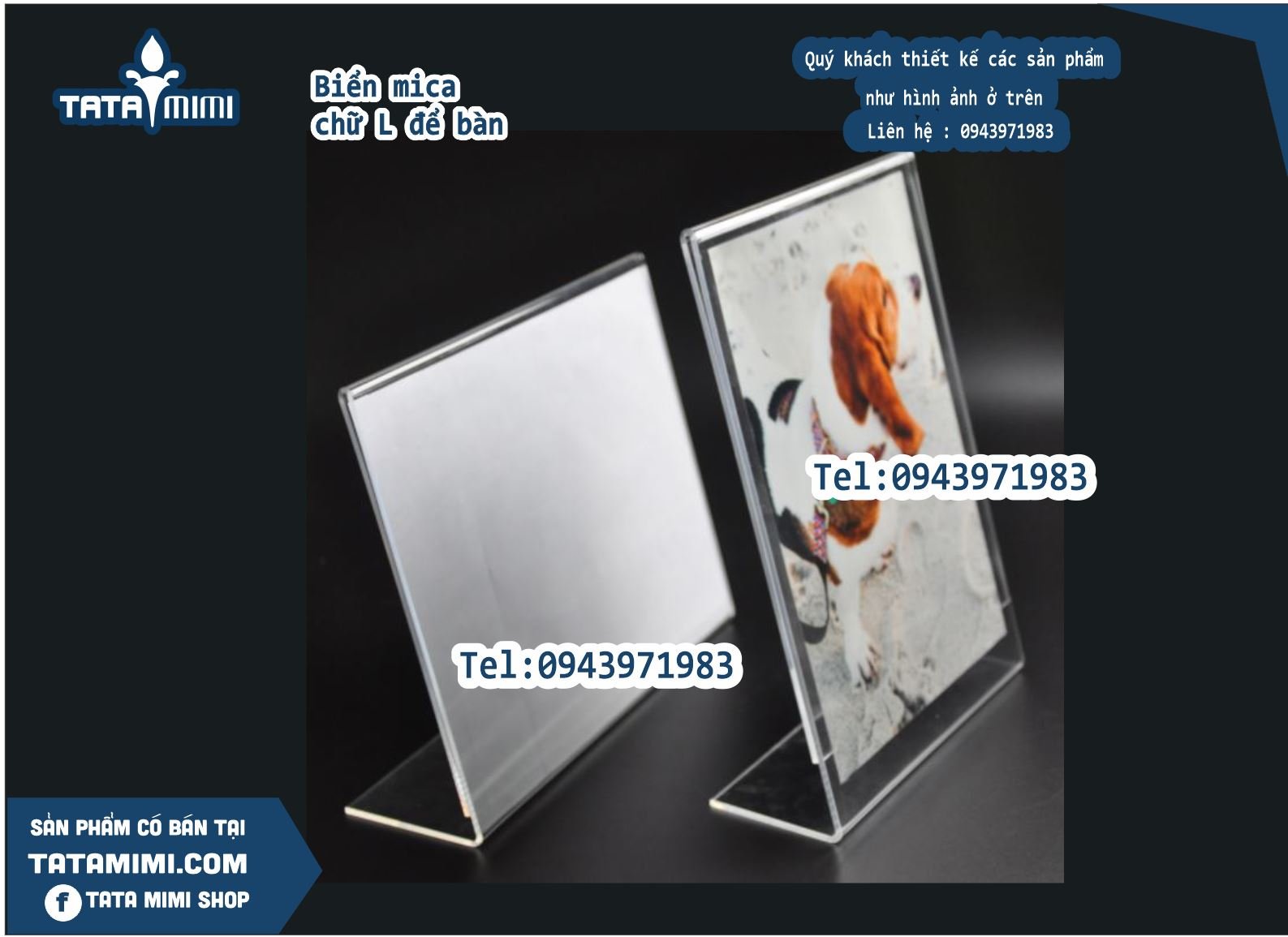 Bảng tên mica uốn theo kích thước