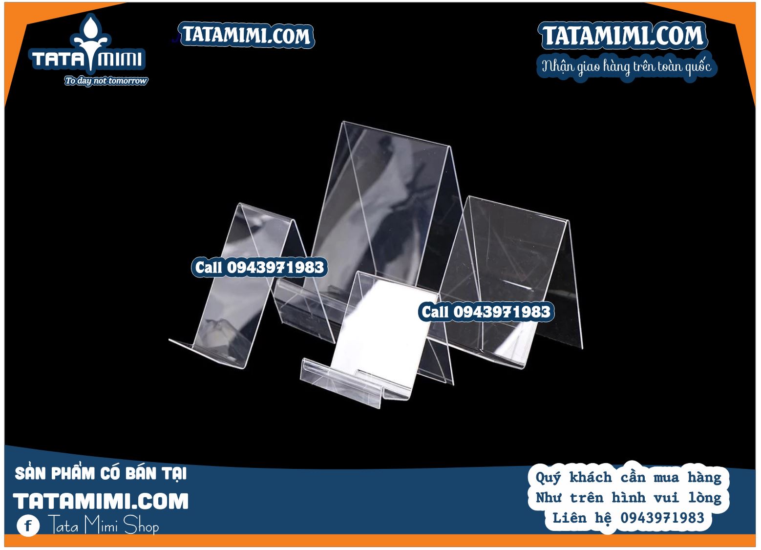 Kệ Mica Để Sách TATAMIMI - Sự Tiện Lợi Cho Trưng Bày Sách