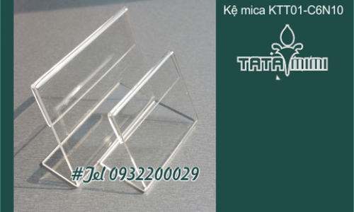 Biển để tên sản phẩm mica