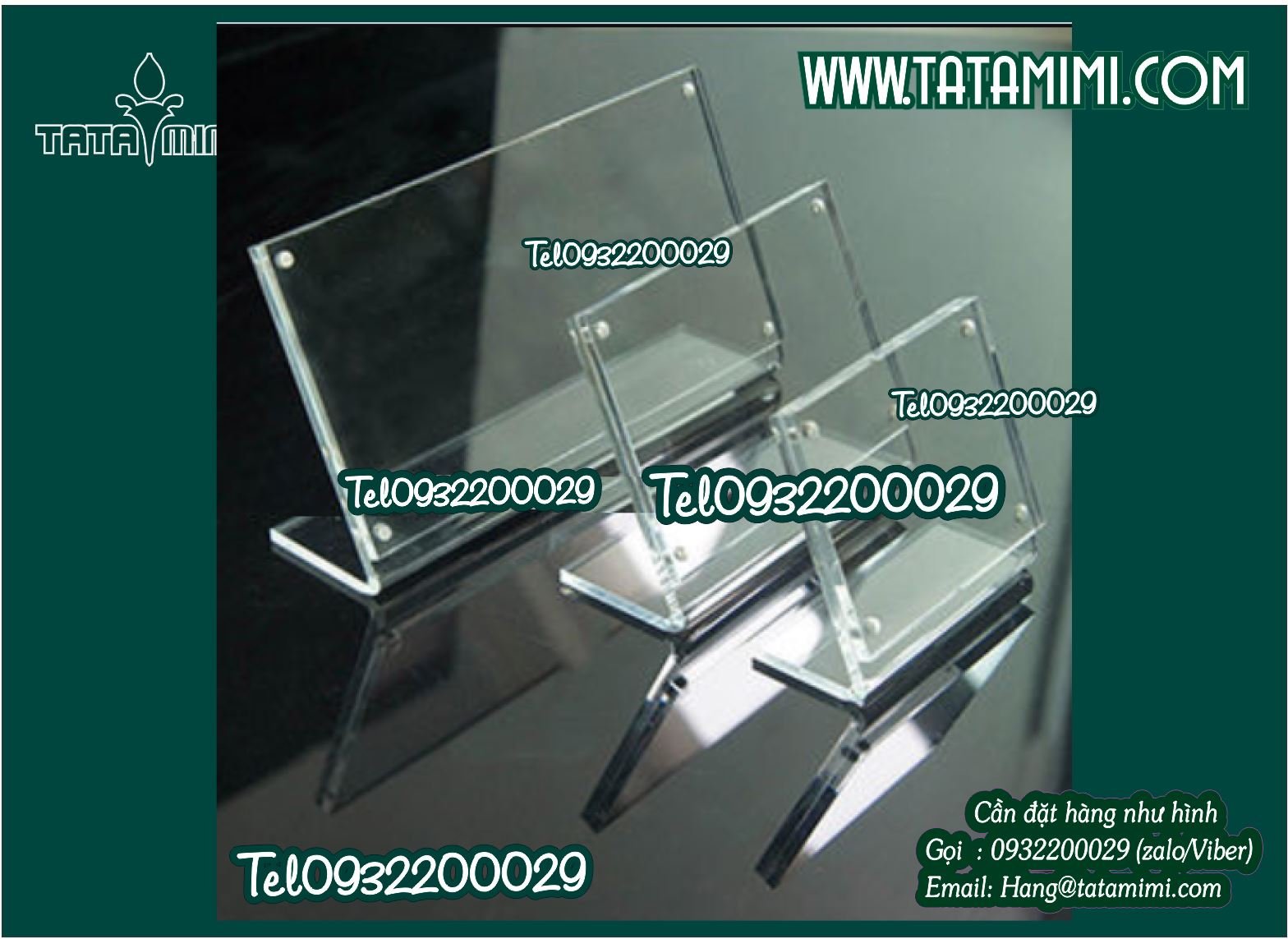 Biển tên siêu thị có sẵn chữ L kích thước 7x5cm và 6x9cm