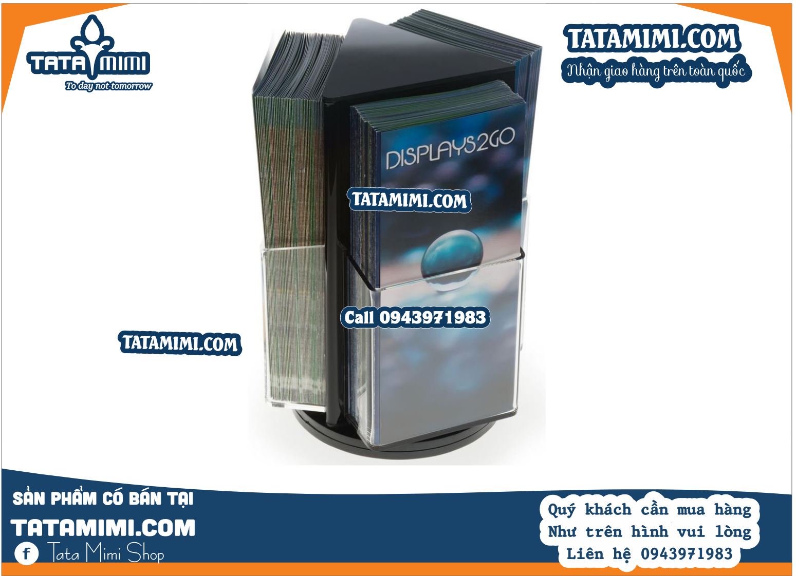 Kệ Đựng Brochure A4 3 Ngăn