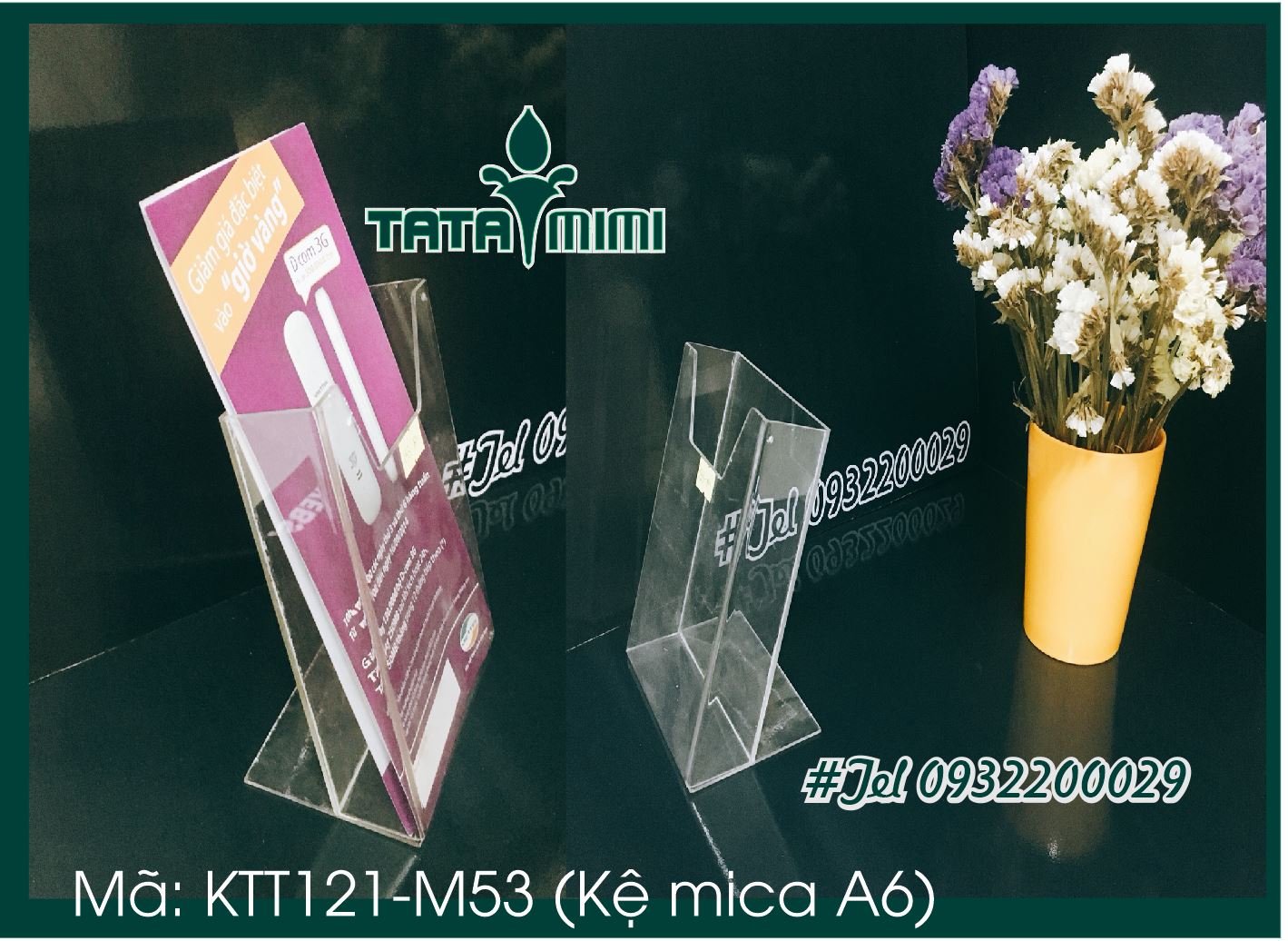 Cung cấp menu mica để bàn: menu để bàn bằng mica