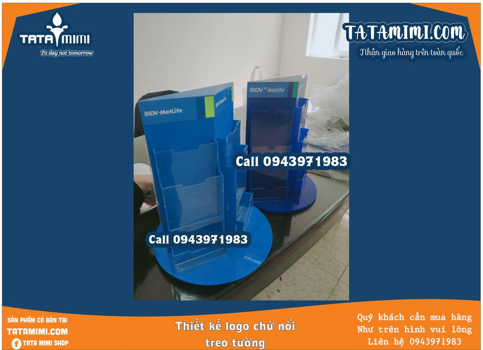 Kệ xoay mica có mấy mặt