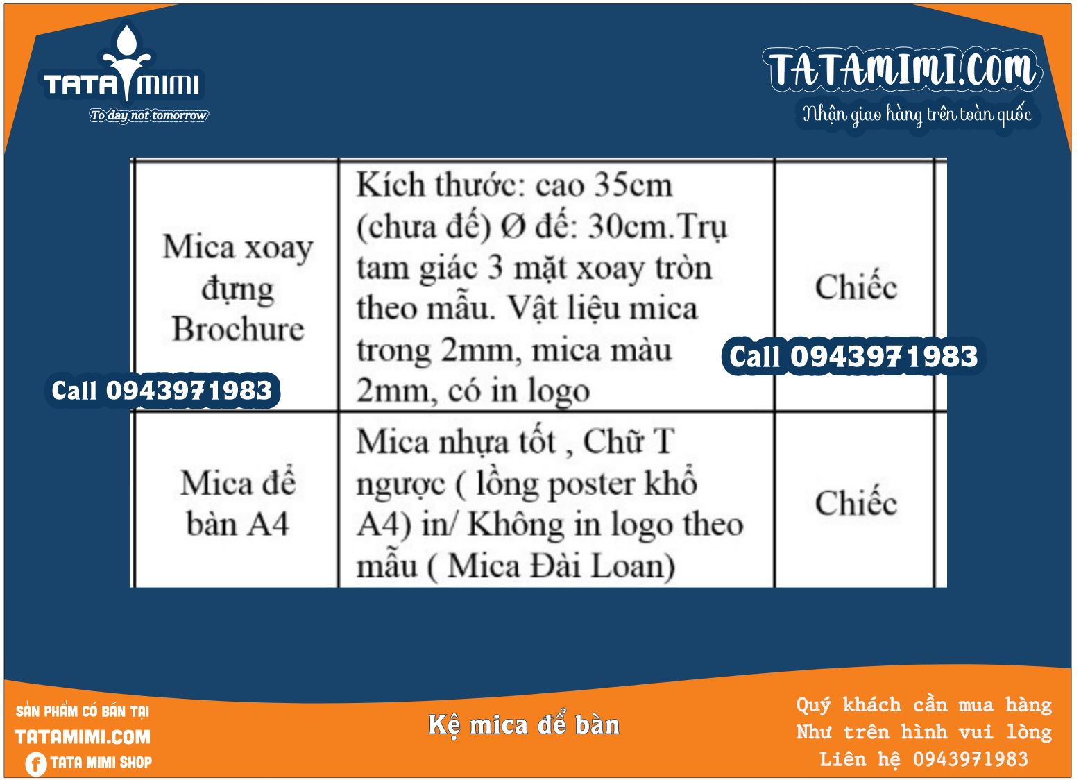 Kệ mica xoay ngân hàng BIDV