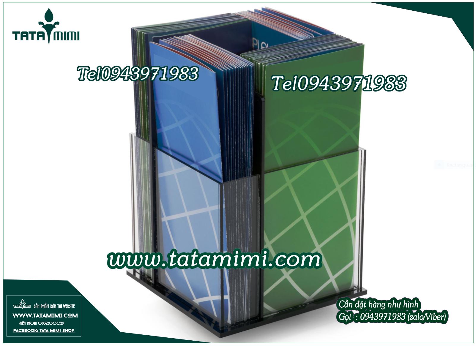 Các mẫu kệ xoay 3 mặt 4 mặt