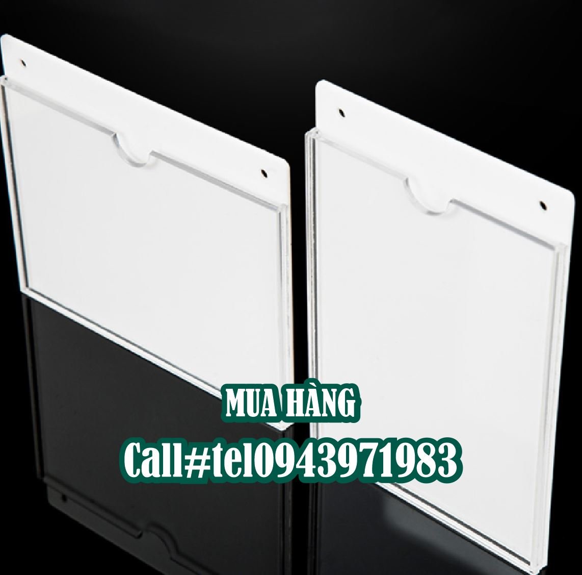Kệ checklist, Kệ mica treo tường siêu rẻ
