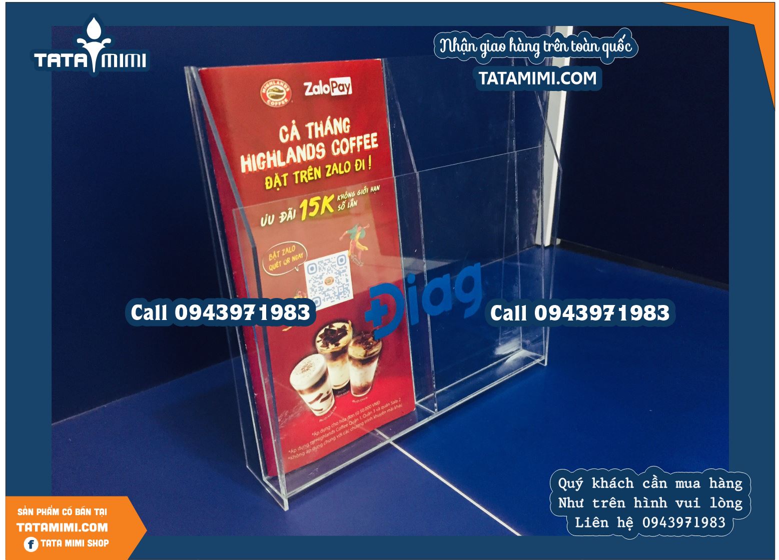 Kệ để tờ rơi nên làm một ngăn hay nhiều ngăn