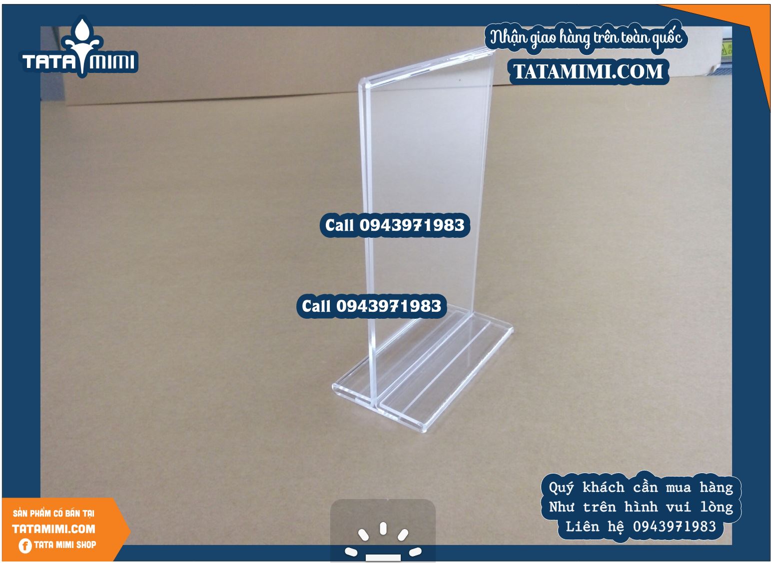 Kệ menu mica cho nhà hàng