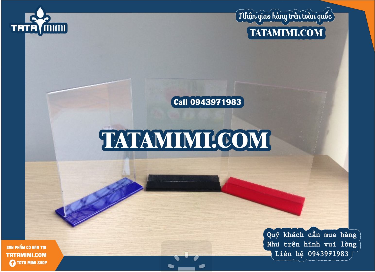 Kệ menu mica cho nhà hàng