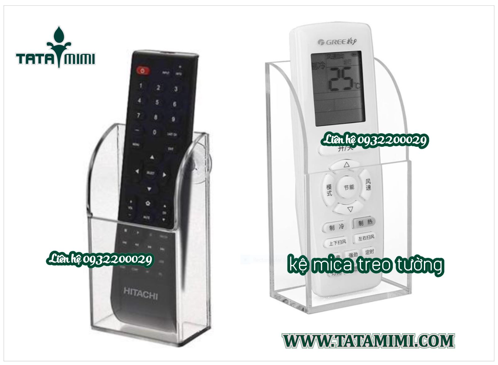 Các mẫu kệ treo tường mica