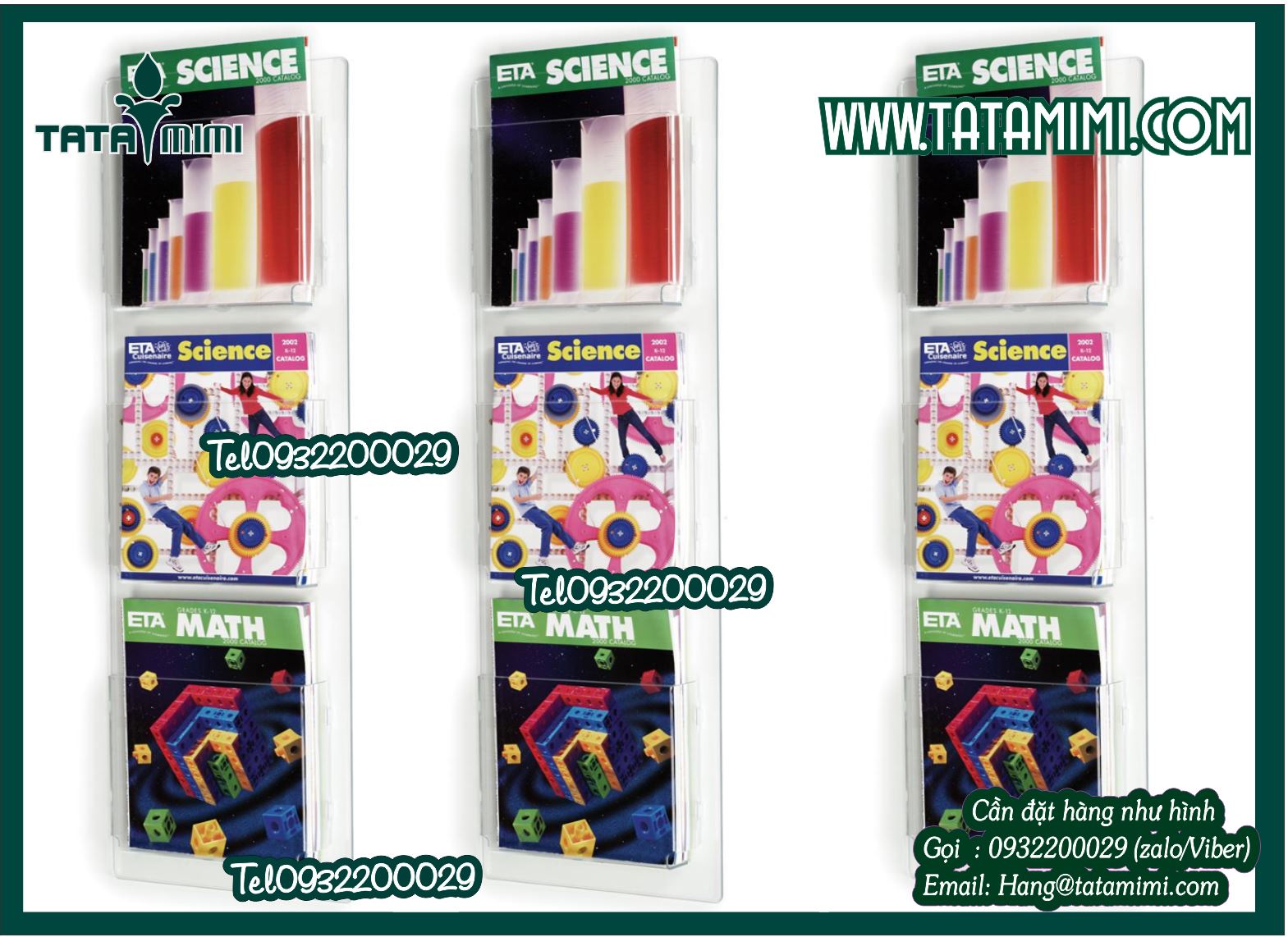 Mẫu các loại kệ mica treo tường đẹp