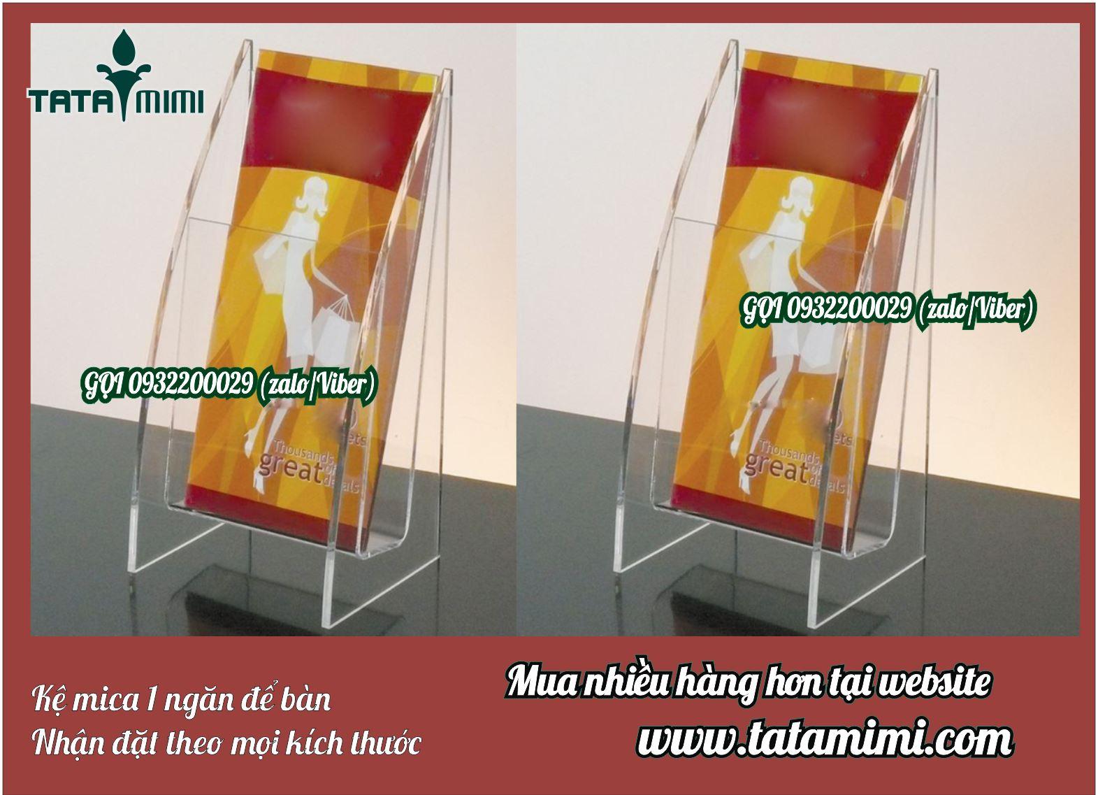 TATAMIMI nhận uốn mica thành kệ mica, quầy mica,hộp mica