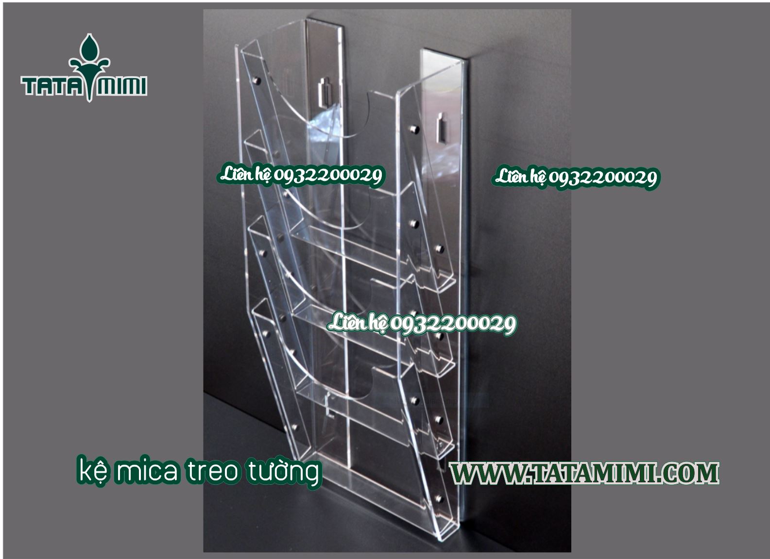 Kệ đựng tài liệu bằng mica mẫu đẹp