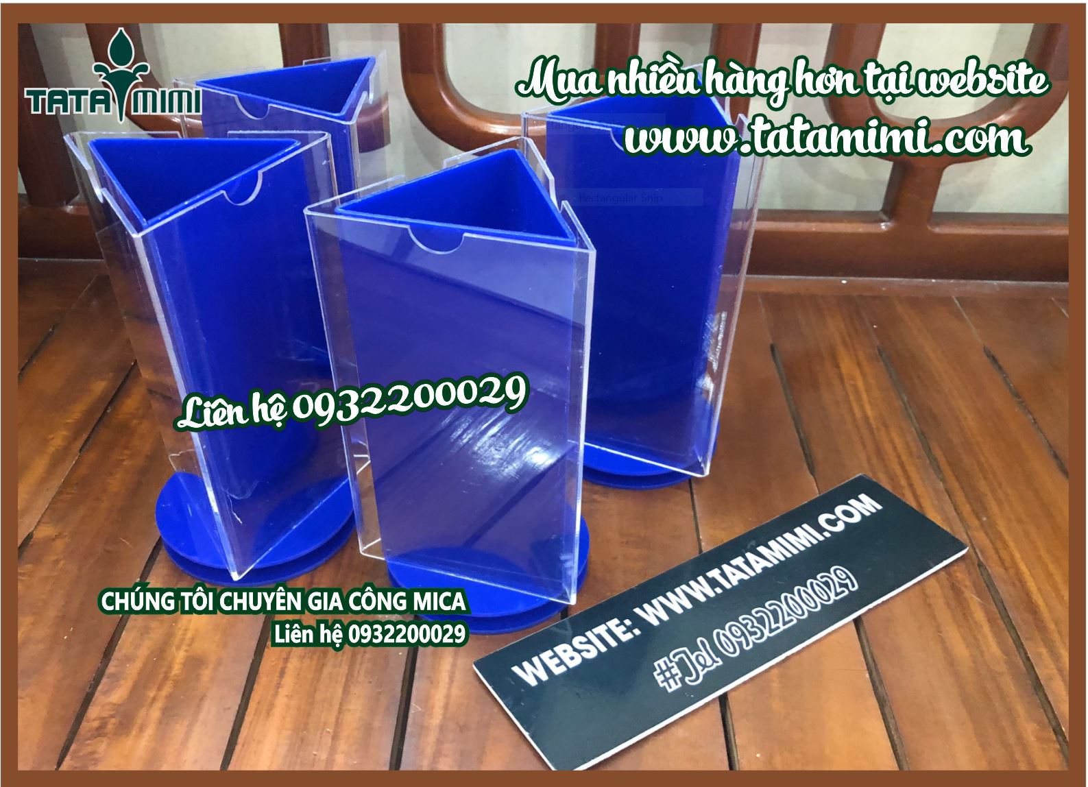 Bảng mica menu theo yêu cầu