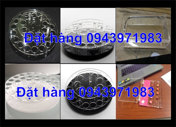 Sơn nước và kệ đựng sơn móng tay