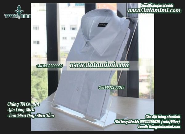 Kệ mica để bàn để tạp chí, để bằng khen, để sách