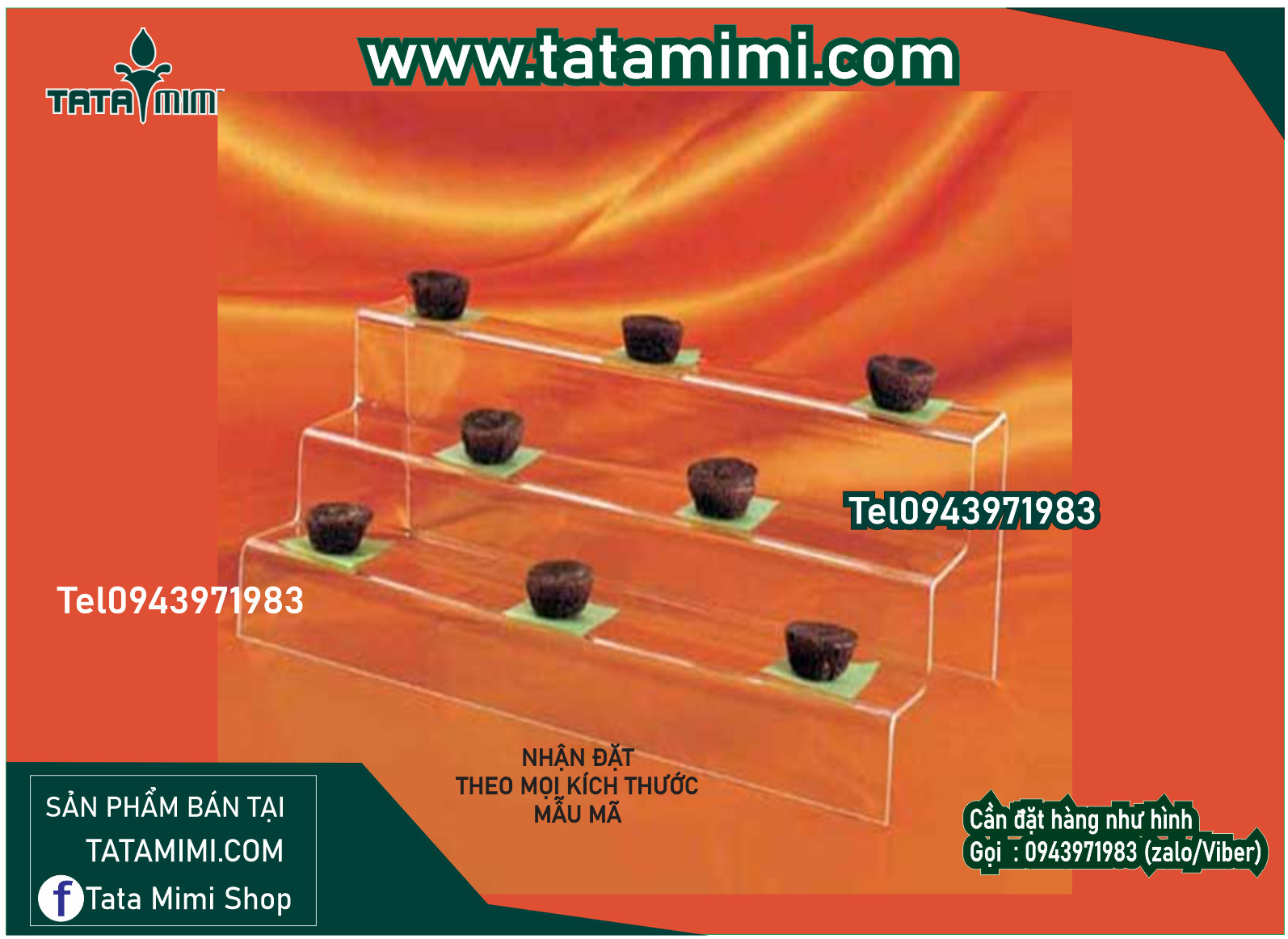 Kệ sơn nước để bàn nhiều tầng