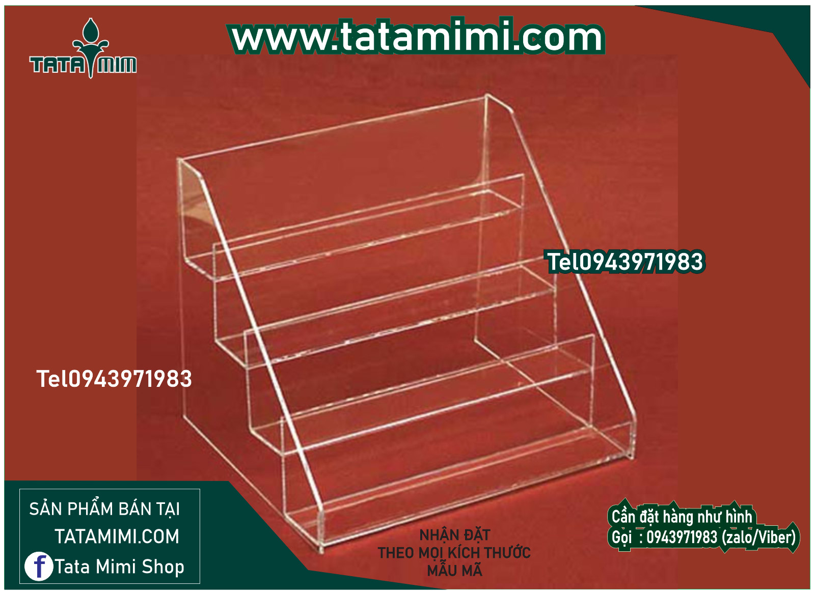 Kệ sơn nước để bàn nhiều tầng