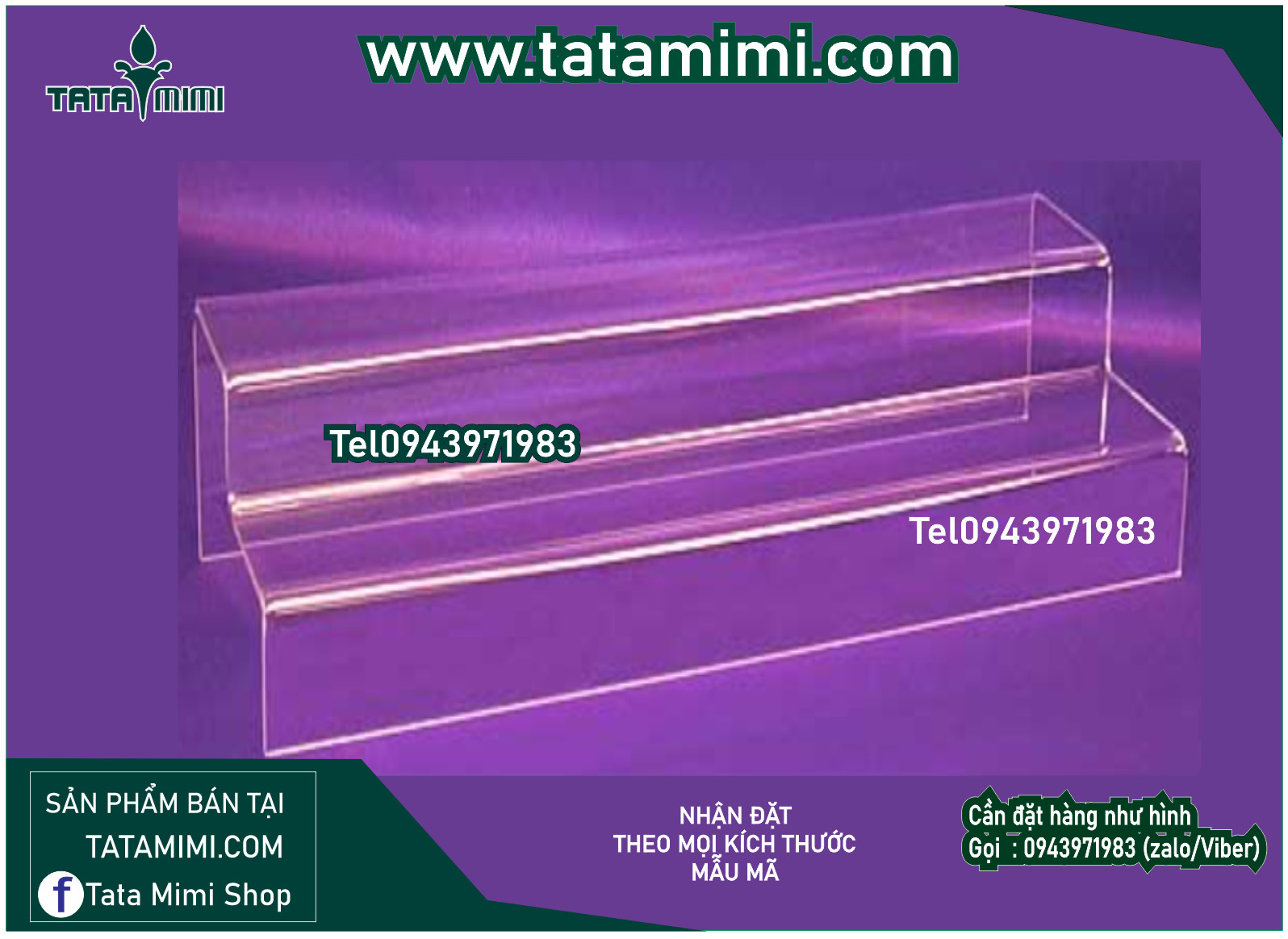 Kệ sơn nước để bàn nhiều tầng