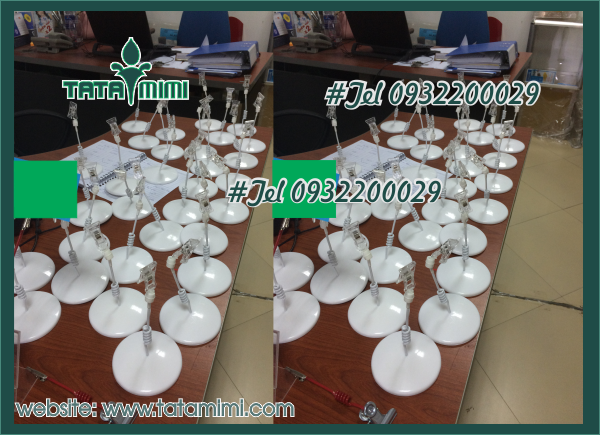 Kẹp mica và các loại đế như nào