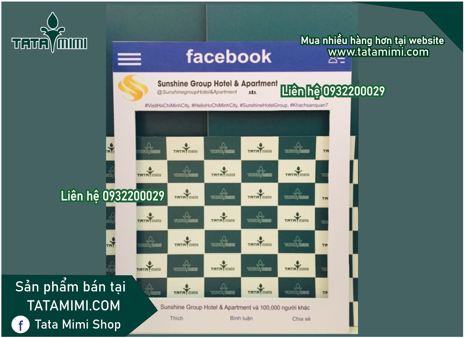 In biển chụp ảnh cầm tay kích thước nhỏ