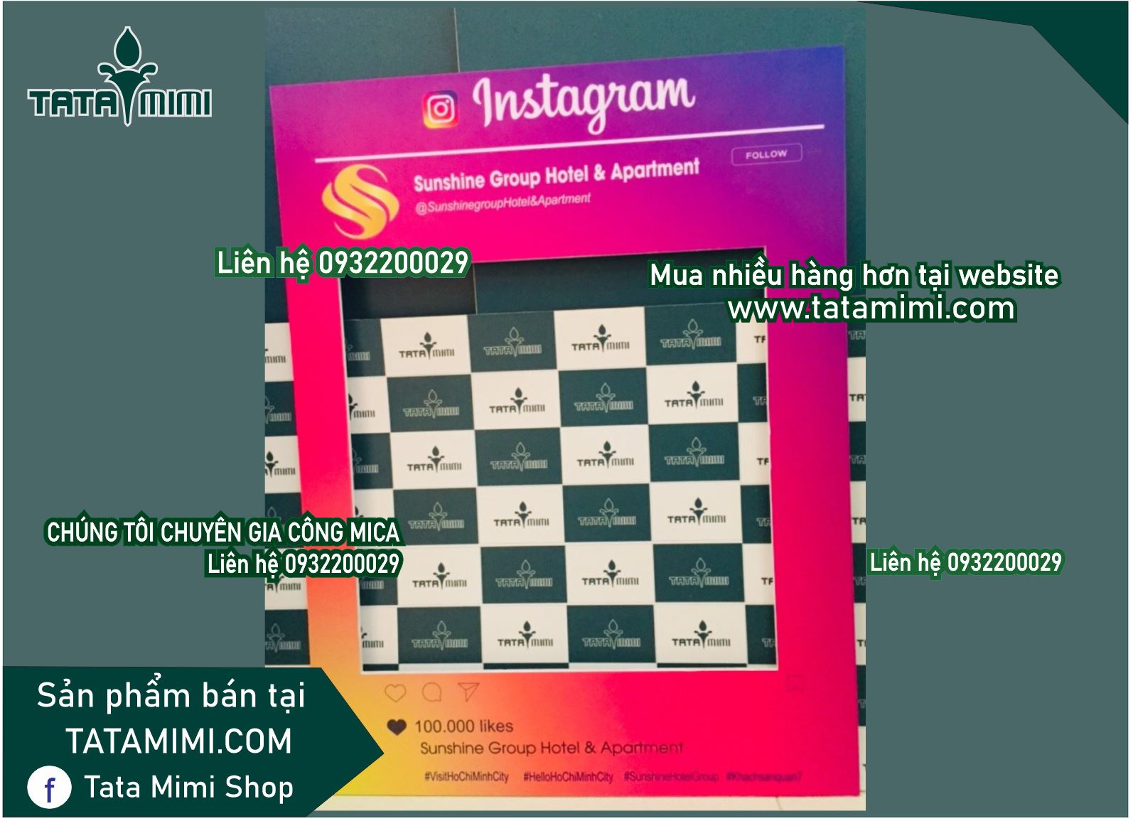 In Bảng quảng... - Hashtag cầm tay - Bảng quảng cáo cầm tay