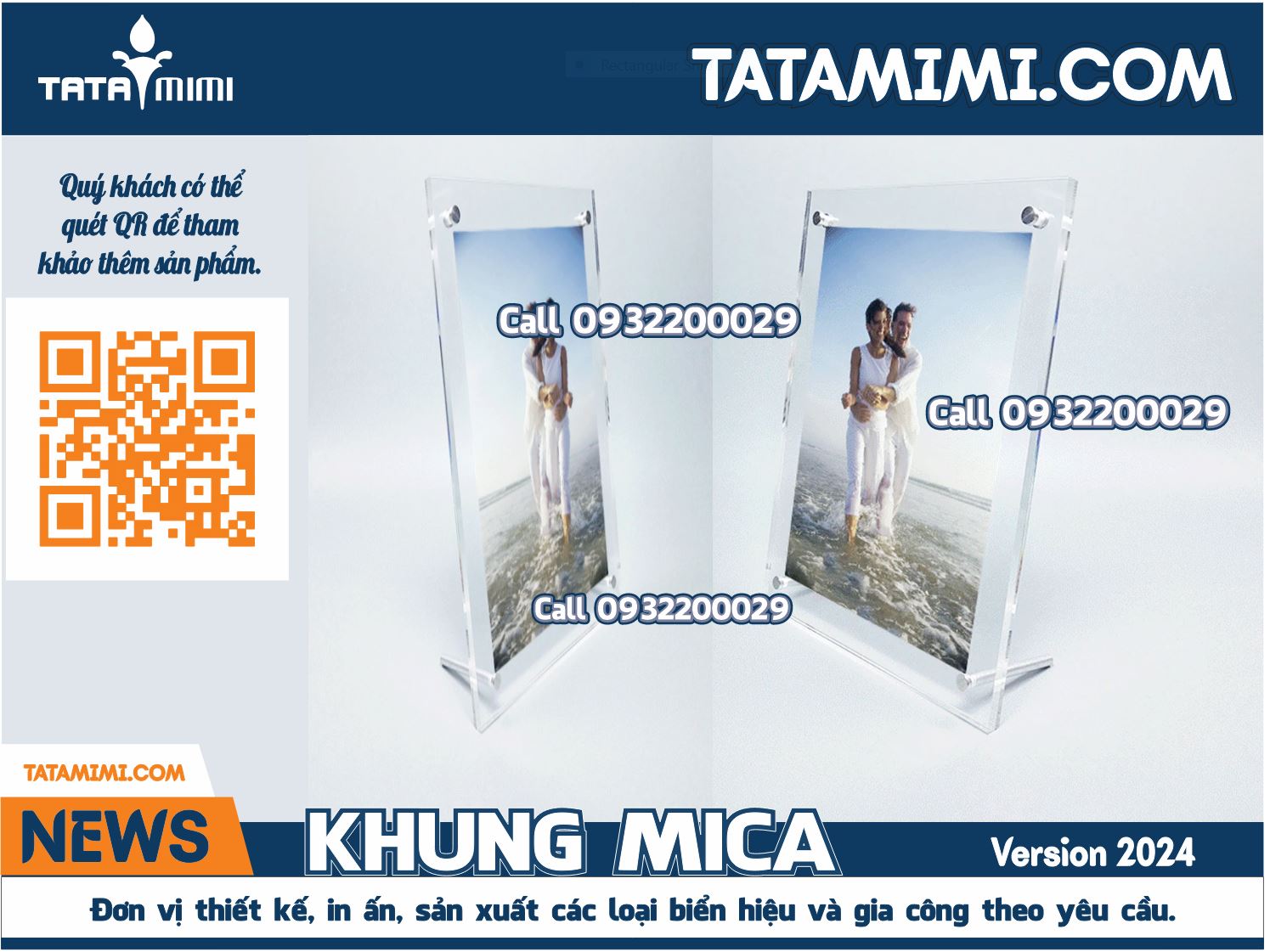 Khám Phá Sự Tiện Lợi và Sang Trọng cùng Khung Mica Để Bàn Đẹp A5 từ Công ty Tata Mimi