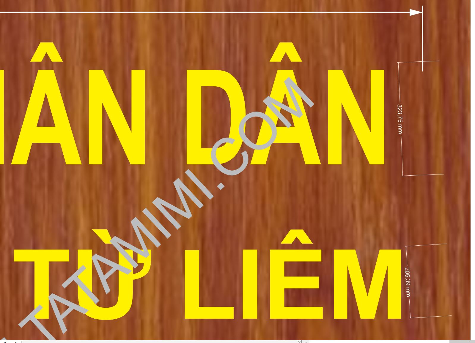 Ốp Alu Vân Gỗ ,Ốp Quốc Huy lên hội trường của ủy ban nhân dân