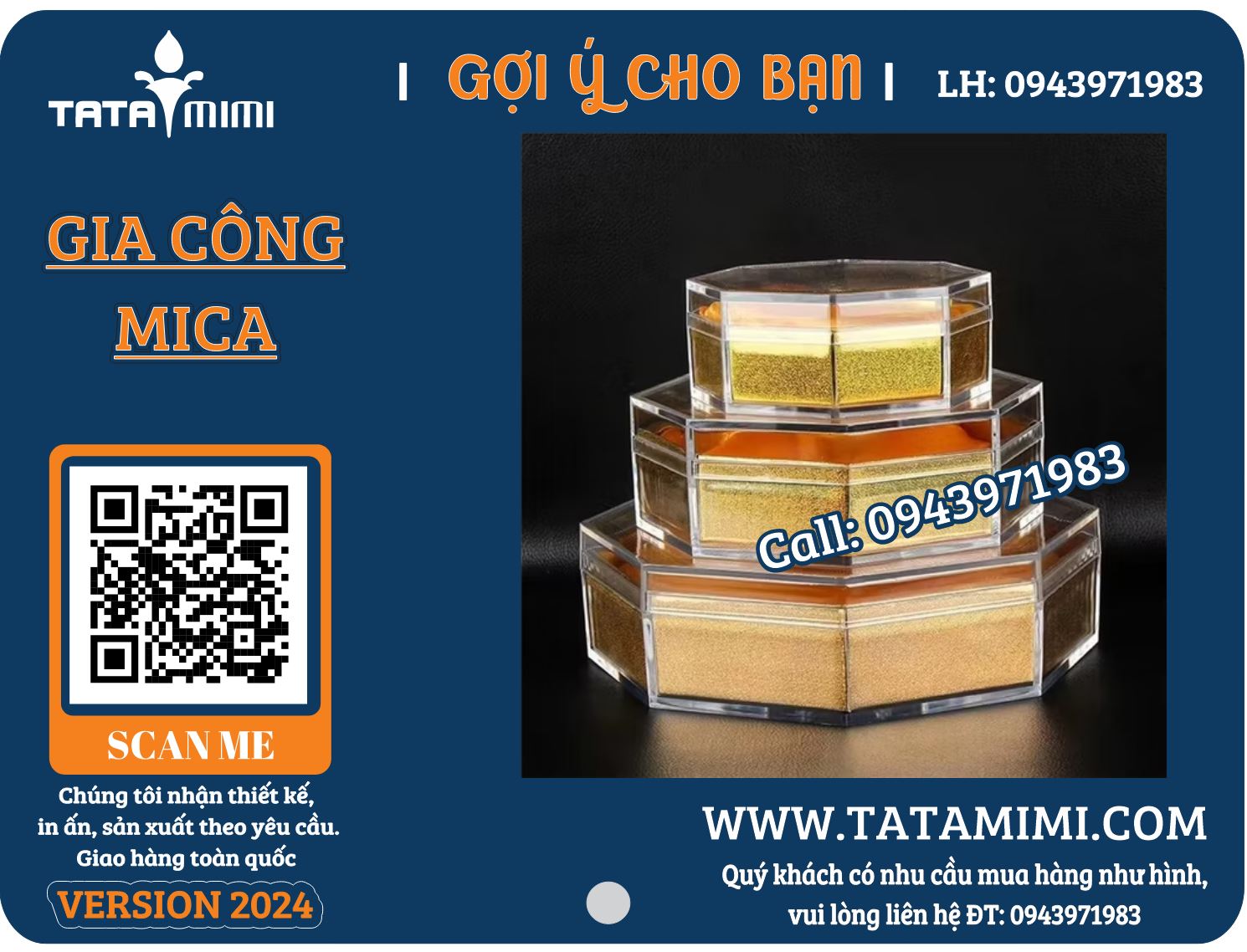 Gia Công Bát Gia Mica Hộp Đẹp Để Kẹo
