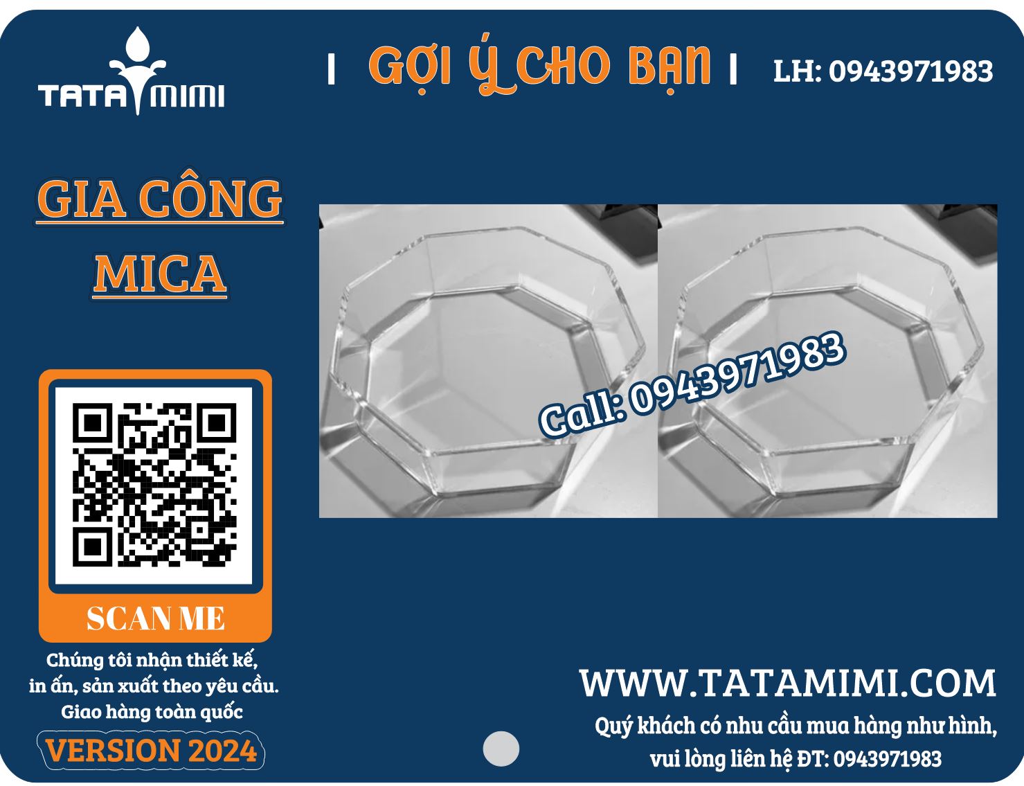 Gia Công Bát Gia Mica Hộp Đẹp Để Kẹo