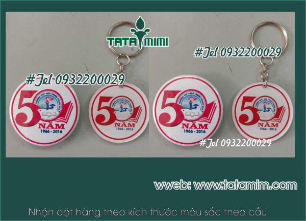 Móc khóa mica nên làm kích thước bao nhiêu