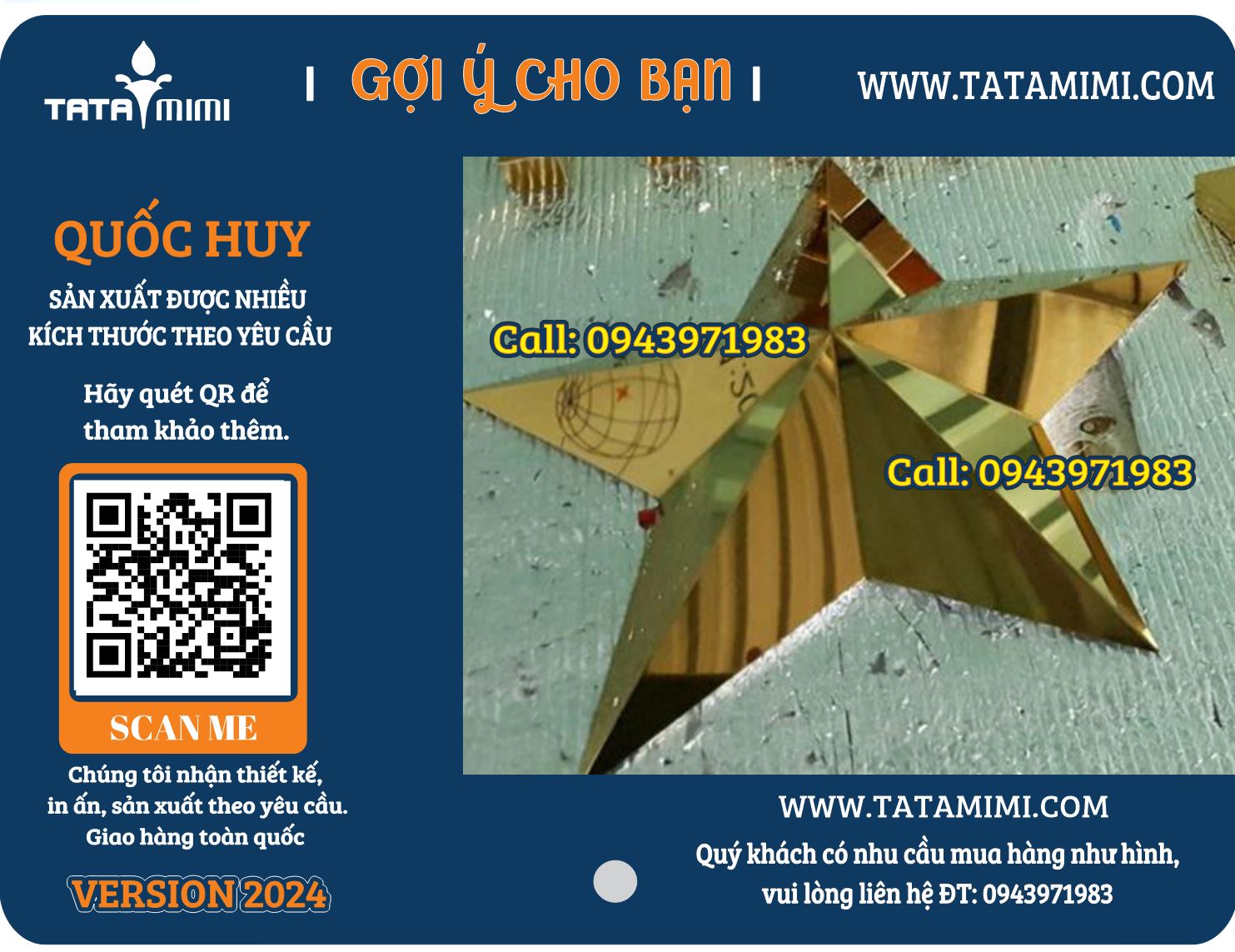 Quốc huy inox công an