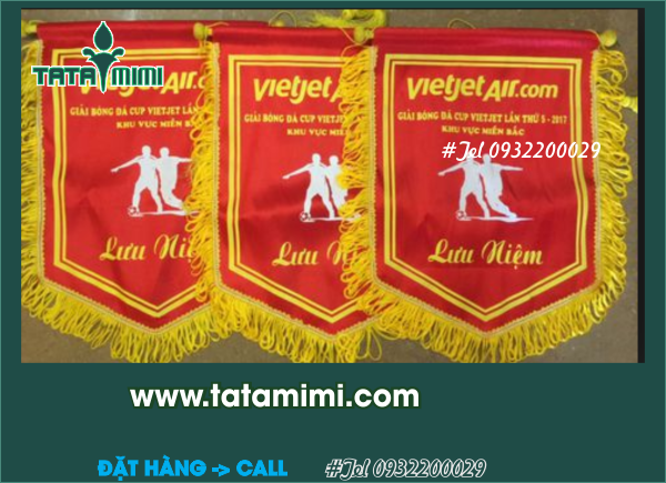 Nhận in cờ lưu niệm cho các phong trào giải bóng đá