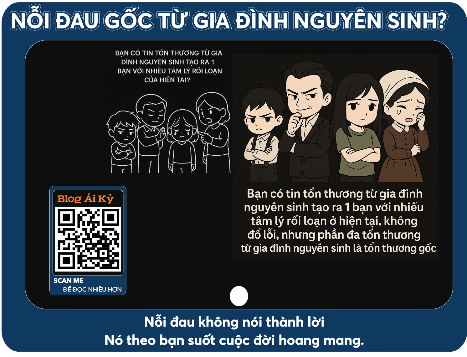 Tổn thương từ gia đình nguyên sinh là gì?