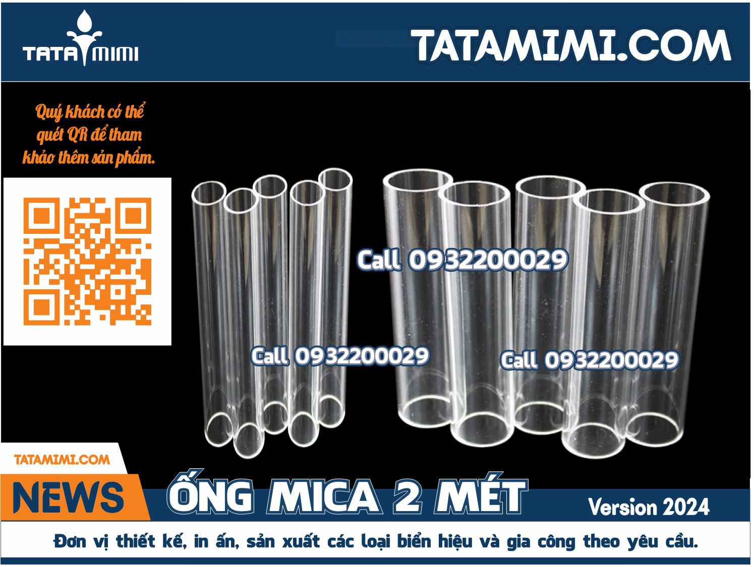 Ống Mica 110mm Trắng Sữa – Sự Lựa Chọn Tinh Tế Cho Mọi Không Gian