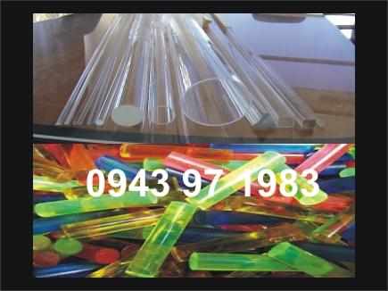 Ống mica trắng sữa có hàng sẵn