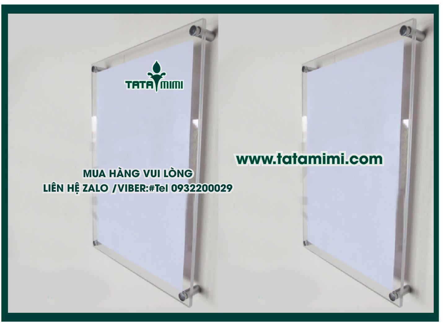 Bảng mica treo tường